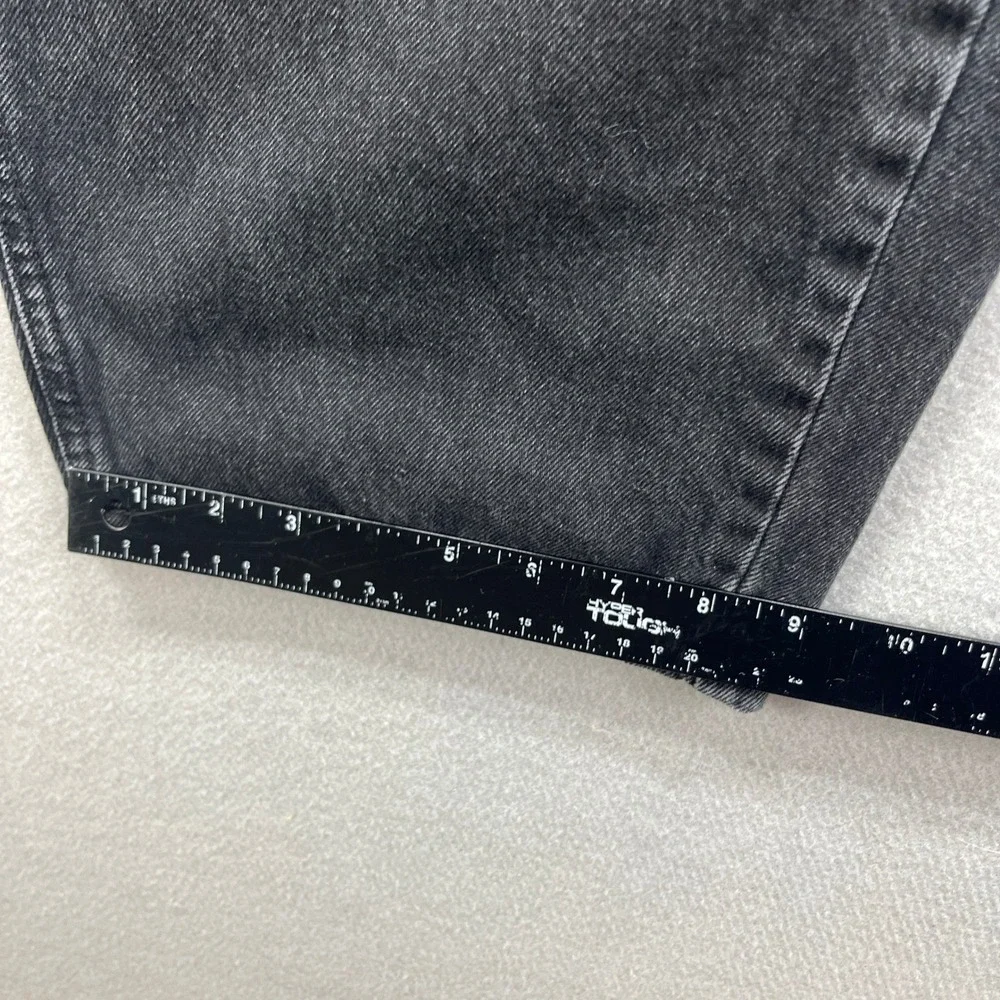 BDG Urban Outfitters Barrel Jeans Womens 31W Black High Rise Tapered Denim Pants